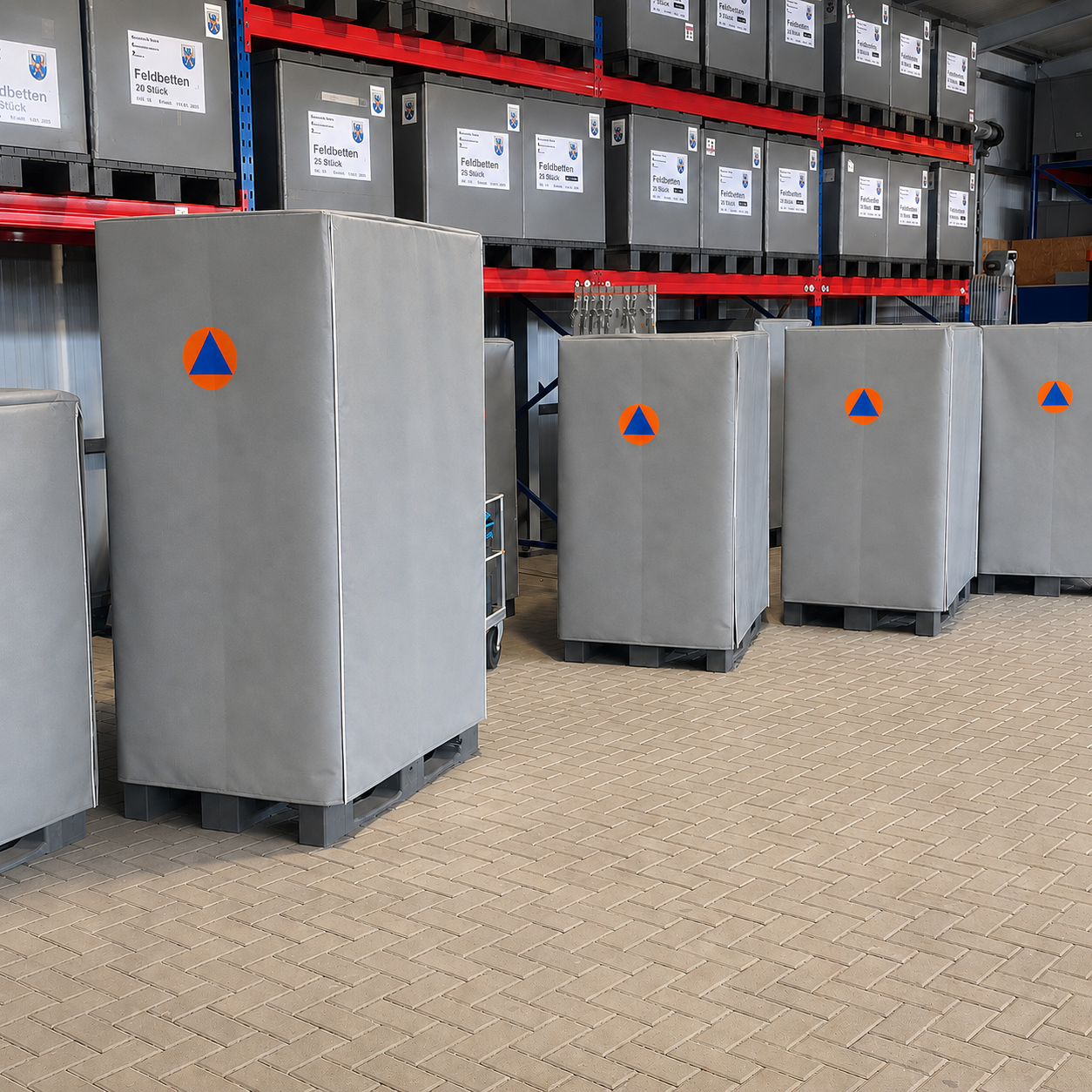 container, Konteiner, Lagerbehälter, Palettenbehälter, Industrie
