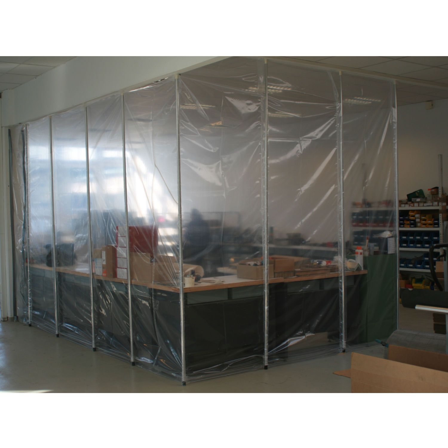 Staubschutzwand solidWALL 6,00 x 2,70 m Ersatzwand Staubschutzwand solidWALL 6,00 x 2,70 m Ersatzwand