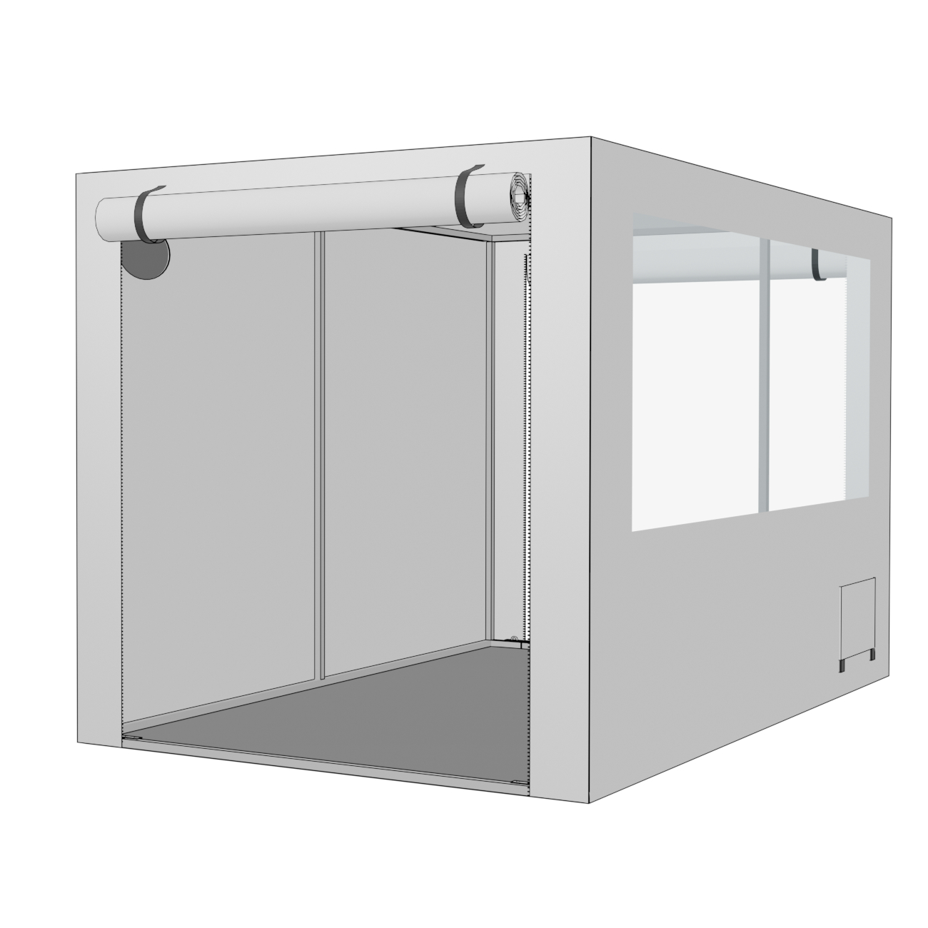 Ein-Kammer-Schleuse EKS-H XL PVC schwer entflammbar B1 Ein-Kammer-Schleuse EKS-H XL PVC schwer entflammbar B1