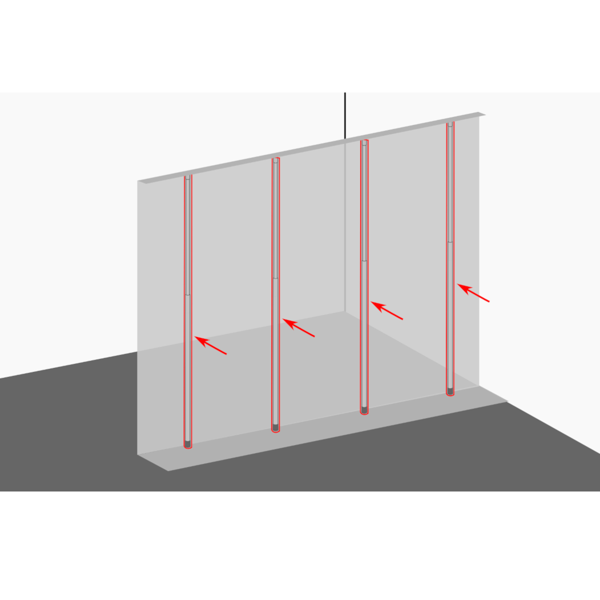 Staubschutzwand solidWALL 6,00 x 2,70 m Ersatzwand Staubschutzwand solidWALL 6,00 x 2,70 m Ersatzwand