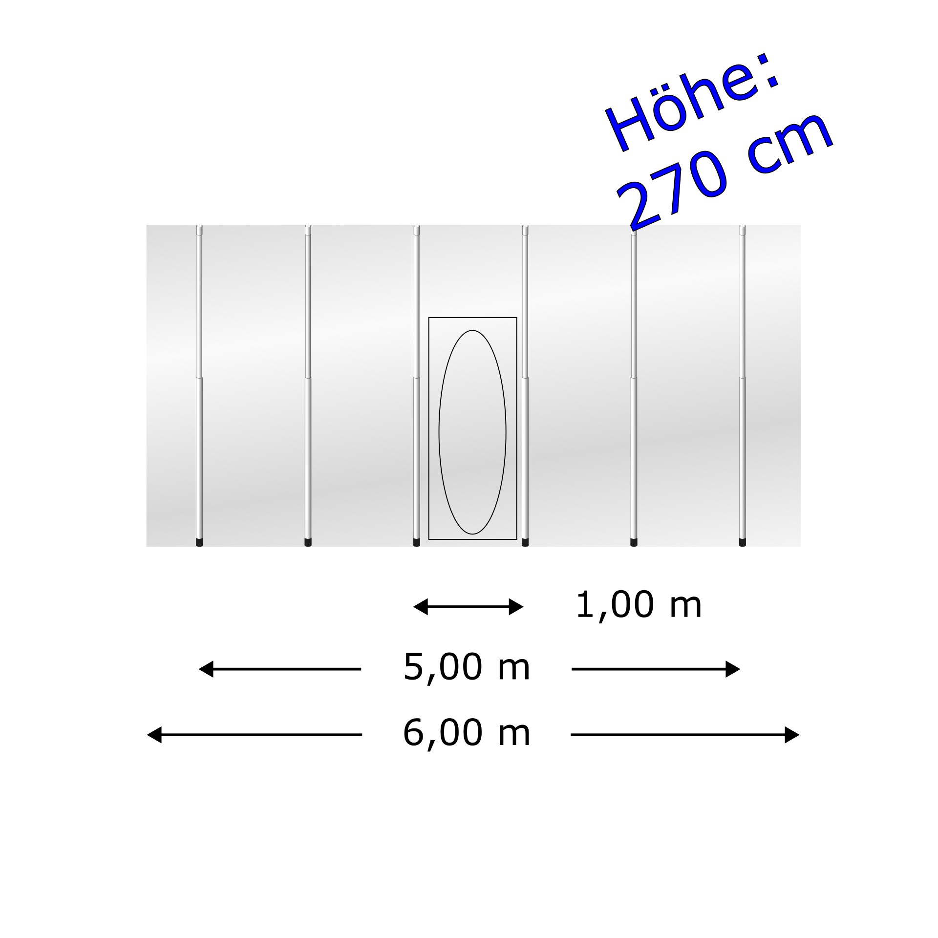 Staubschutzwand solidWALL 6,00 x 2,70 m Komplett-Paket Diagramm, Handlung