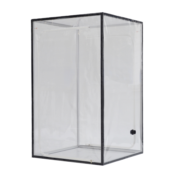 Ein-Kammer-Schleuse Personenschleuse transparent und schwer entflammbar Ein-Kammer-Schleuse Personenschleuse transparent und schwer entflammbar