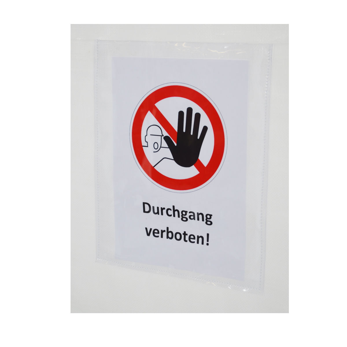 Ein-Kammer-Schleuse Personenschleuse transparent und schwer entflammbar Ein-Kammer-Schleuse Personenschleuse transparent und schwer entflammbar