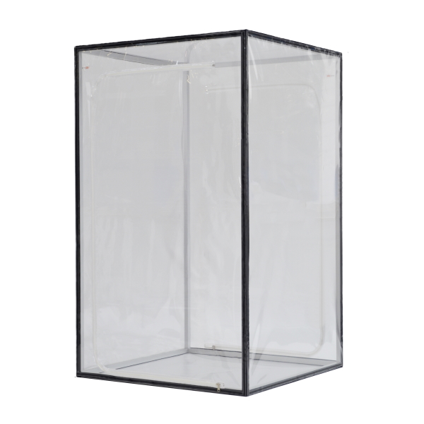 Ein-Kammer-Schleuse Personenschleuse transparent und schwer entflammbar Ein-Kammer-Schleuse Personenschleuse transparent und schwer entflammbar
