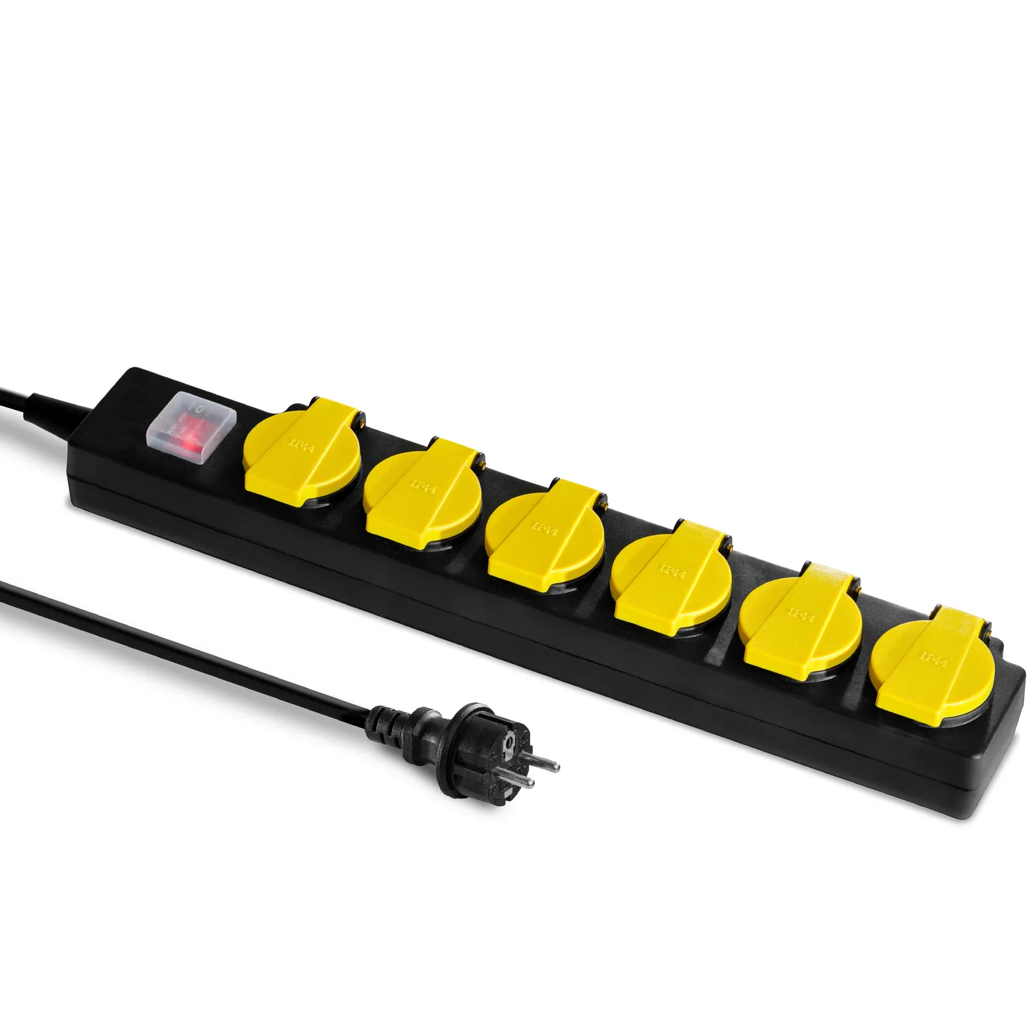 Trotec Steckdosenleiste mit selbstschließender Schutzklappe PVP6