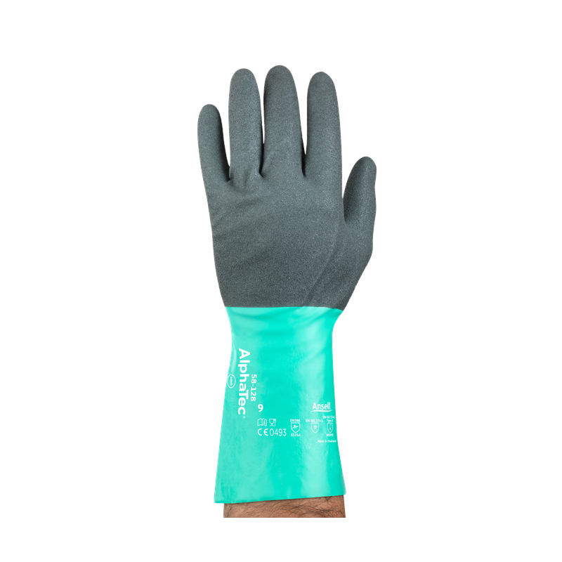 Handschuh, Arbeitshandschuh, Nitril, Gummi, Schutzhandschuh