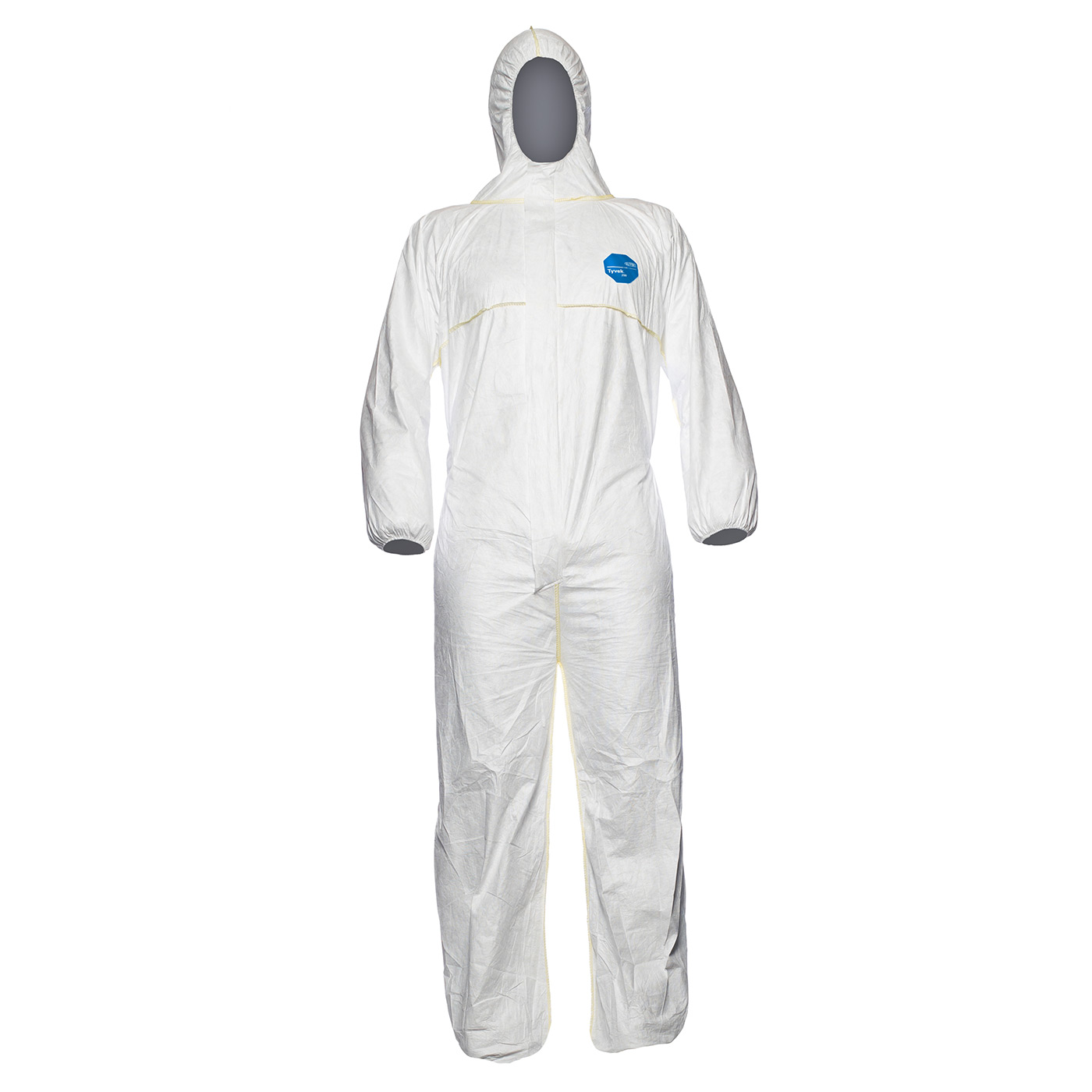 Coverall, Schutzanzug, Hazmat-Anzug, Weiß, Hooded